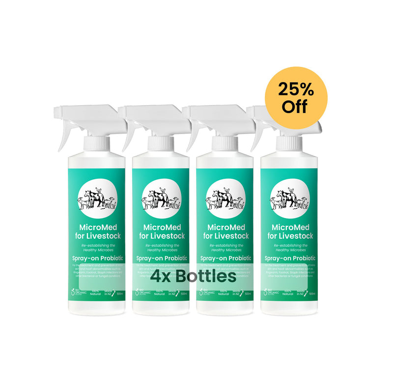MicroMed for Livestock Acute Care – 500ml 4 for 3 Bundle