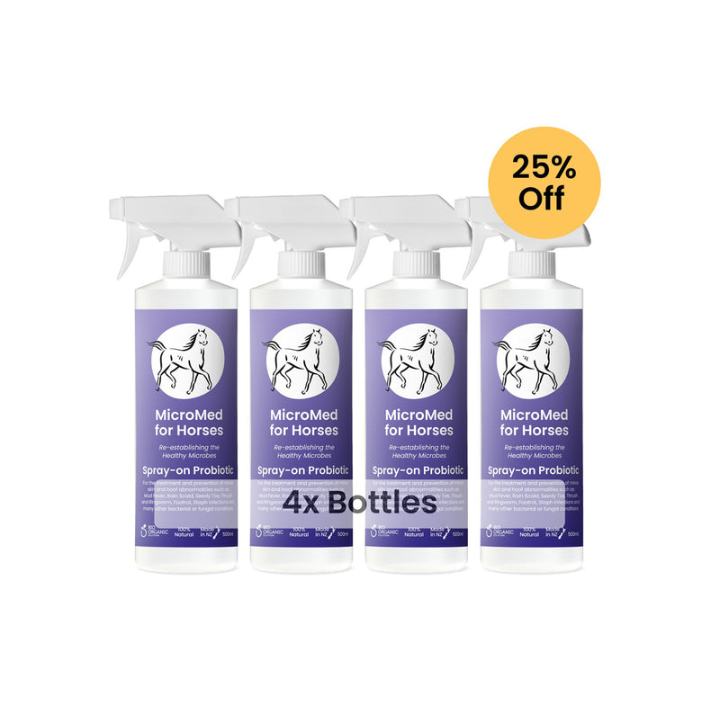 MicroMed for Horses Acute Care – 500ml 4 for 3 Bundle
